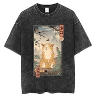 (24-Hour Delivery)Woo Right Retro Vintage Movies | Oversize Stone Sand Wash T-Shirt Unisex