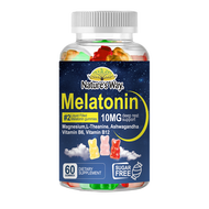 NaturesWay Melatonin Gummies 60PCS Liquid Filled Melatonin gummies 10MG deep rest support rich in Ma