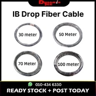 FTTH Outdoor IB Drop Fiber Cable 1Core 30m, 100m (KFRP)GJYXFCH-1B6a2 G657A2 IB101