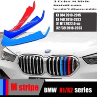 M Performance 3-Colored Grill Clip for 09-24 BMW X1 X2 16 18 20 23 25 28 SAV SAC xDrive sDrive Strip