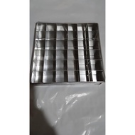 20x20x4 skat pan, 36 pieces, size 3.5x3.5,/ brownie pan cake mold, skat pan