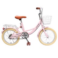 PIGEON 飛鴿牌 兒童輕便單速單車(20吋) - 淺粉色 | 高碳鋼車架 | 安全雙剎車 | 鋁合金輻條輪