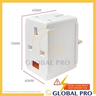 10PCS ME 13A 3 Pin Plug 3 Way Adapter Extension Plug 3 Pin Multi Plug 7387 Travel Adapter Plug Adapt