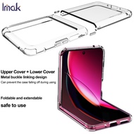Imak Airbag Casing for Motorola Razr 40 Ultra 5G Transparent Soft TPU Case Moto Razr40 5G Clear Sili