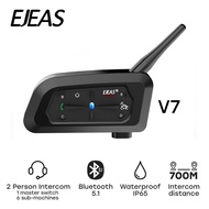 EJEAS V7 Bluetooth Intercom Motorcycle Helmet