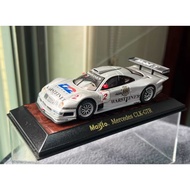 Maisto Maisto Figure 1: 43 Silver Mercedes-Benz CLK GTR Alloy Car Model No. 2 Car