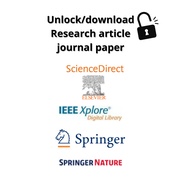 Unlock/download Research Journal Article Service | Elsevier | Springer | IEEE