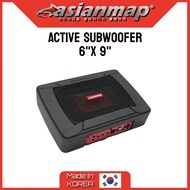 AMP-01 ASIANMAP ACTIVE SUBWOOFER 6x8 inch 4ohm. 80w RMS