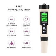 PH Meter, ORP Meter, H2 Meter (Hydrogen), 4-in-1 temperature measurement