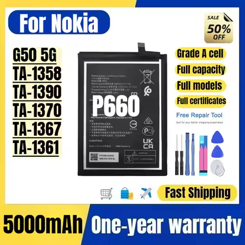 P660 for Nokia G50 5G/TA-1358/TA-1390/TA-1370/TA-1367/TA-1361 Mobile Phone Battery high quality repl