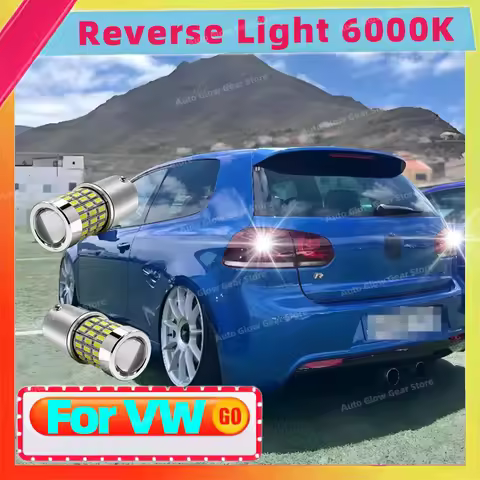 2x LED Reverse Light Bulb with Lens For VW Golf mk3 mk4 mk5 mk6 3 4 5 6 Polo 6n 6r 9n Jetta Touran C