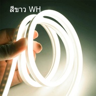 ไฟเส้น 12v 10เมตร ไฟนีออนเฟกช์ LED ตัดได้ทุก2.5cm ไฟเส้น ไฟสว่าง ไฟป้ายอักษรณ์ ไฟทำป้าย ซิลิโคนกันน้