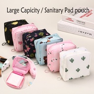 Large capacity portable sanitary pad case/Sanitary Pad pouch/Toiletry pouch/Zip Pouch