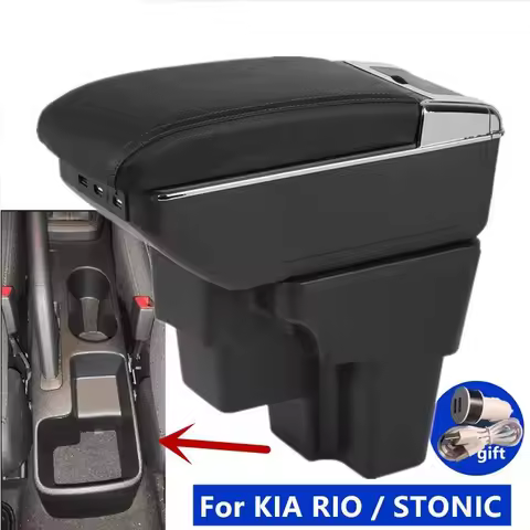 Car Armrest for KIA RIO Armrest Box for KIA STONIC KIA Rio LX Cerato 2015-2024 Europe South Retrofit