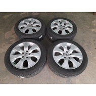 Original Honda Accord Ring 17pcd 5x114.3 Yokohama & Michelin Tires 225 50 R17