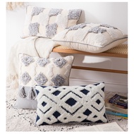 Moroccan Sofa Cushion Cover 45x45cm 30x50cm Tassel Tufted Square Pillow Case Cover Sofa Pillow Cover