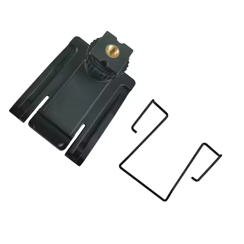 Canfon Hot Shoe Base Mount Adapter and Holder Belt Clip for SONY C1/V1/D11/D21 Saramonic RX fixe to 