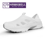 Hawkwell Women Slip On Lightweight Nursing Shoes Non Slip Work Shoes Nurse Shoes White Black - Tiana