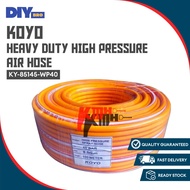 WL KOYO Heavy Duty High Pressure Air Hose 8.5mm (Japan) -  GI PRESSURE YELLOW HOSE 8.5 MM 100M