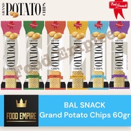 Grand Potato Chips 60 gr | Balsnack | Imported Potato Chips Assorted Flavors