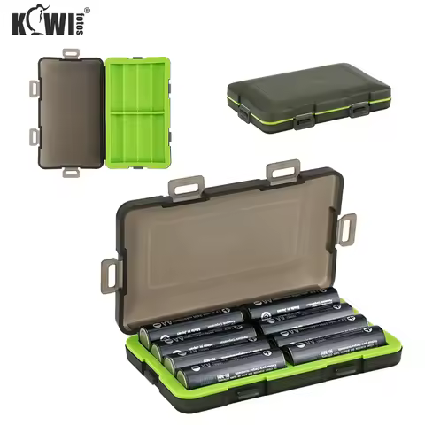 8 Slots AA/14500 Battery Box Holder Waterproof Battery Storage Case Battery Case Organizer For AA/14