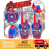 [Ready Stock] Kid Walkie Talkie Play Set Avanger Ultraman Frozen Elsa Anna [666 Store]