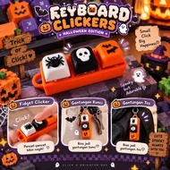GANTUNGAN Halloween keyboard clicker | Fidget clicker 3D Keychain | Fidget clicker | Clicker Keyboar