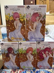 一番賞電影《五等分的新娘》道路之旅 A獎 一花 B獎 二乃 C獎 三玖 D獎 四葉 E獎 樹 手辦 5件套 未開封