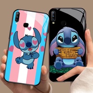 YS-49 Cute Stitch HD Glass Casing for VIVO Y17 Y95 Y15 Y85 Y12 Y11 V9 Y89 Y91C Y93 X23 Y19 Y91
