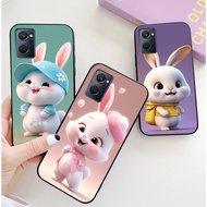 Case for oppo realme 9 2020 / 9i / realme 9 pro with cute rabbit print