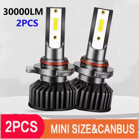2pcs 20000LM H4 Turbo Car Headlight 72w H7 Led Lights H11 LED Bulb H8 H9 9005 HB3 9006 HB4 6000K Aut