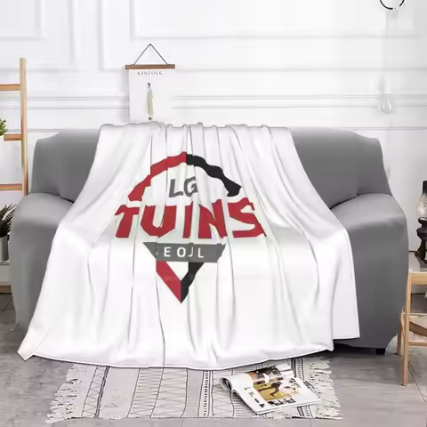 Untitled Super Warm Soft Blankets Throw On Sofa / Bed / Travel Lg Twins Seoul Hanwha Kbo Tigers Kiwo
