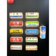 FamilyMart Japanese Shinkansen Fridge Magnet LED Light Up Miniature Model Home Decor Souvenir