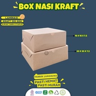 18x18 Laminated Rice Box 325 Gsm Catering Box 18x18 (B4K4-18X18X7.5 Cm)