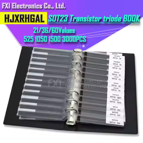 SMD Transistor triode Kit SOT23 ibuw Commonly Assorted Sample Book Chip Triode Book SOT23 S8050 S855