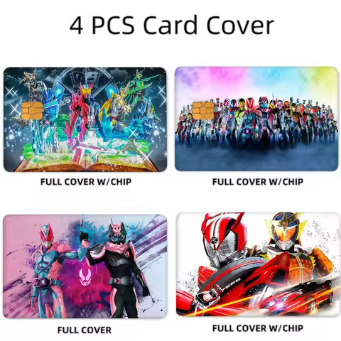 K-Kamen R-Rider Game Film Cover Sticker Case For Small Chip Credit Debit Card Front Side