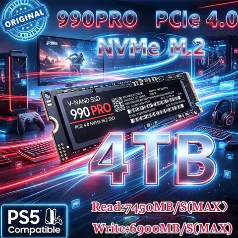 New 990 PRO M.2 NVMe SSD PCIe Gen4 High Performance Internal Drive 500GB 1TB 2TB 4TB Storage Upgrade