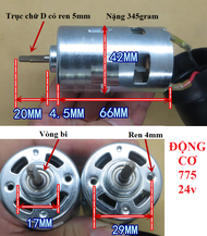 Động cơ quạt đầu quạt 12v-24v BLDC