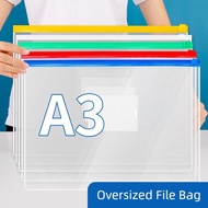 packaging plastic plastic bag transparent plastic packaging Large Size A3 File Bag Transparent Water