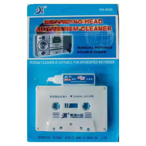 Cassette Tape Head Cleaner Demagnetizer Kits Audio Deck Huishoudelijke Tape Player Reinigingsproduct