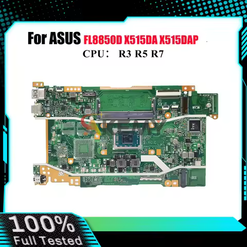 X415DA Laptop Motherboard For ASUS VivoBook X415D X515DAP X515DA FL8850D Notebook Mainboard With R3 