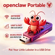 OpenClaw Portable USB AI Assistant | Plug & Play AI Worker for Windows & Mac | Auto PPT Poster Copyw