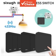 RF 433Mhz Smart Switch Wireless Remote Controller DIY Smart Switch Switch  Suis pintar RF 433Mhz, su