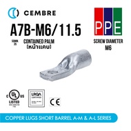 A7B-M6/11.5 [Cembre] Narrow Front Fishtail Type A-M Contained Palm Cable Size 35 sqmm. M6 Terminal L