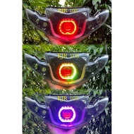 Front reflector vega r new set biled lamp H4 and shround RGB pnp just connect the cable