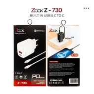 ZBOX Z730 PD25W TYPE-C TO TYPE-C CHARGER | TRAVEL CHARGER | CHARGER | FAST CHARGE |