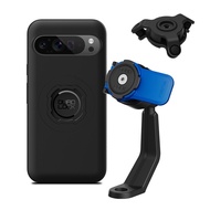 Quad Lock Motorcycle Mirror Stem Mount Kit with Vibration Dampener and Pixel MAG Case