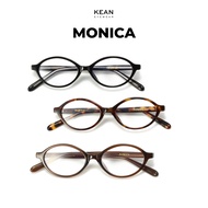 KEAN MONICA - OVAL ROUND EYEGLASSES FRAME Acetate Glasses Frame