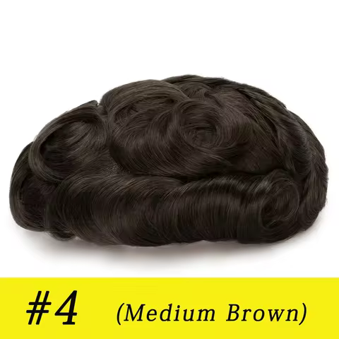 Seraphicwig Toupee Human Hair toupee for men 0.03mm PU Skin Silicone toupee Hair prosthesis hair rep