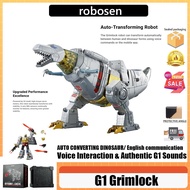 Robosen G1 Grimlock Transformers Grimlock Flagship-Automatic Transforming Robot, Remote Application 